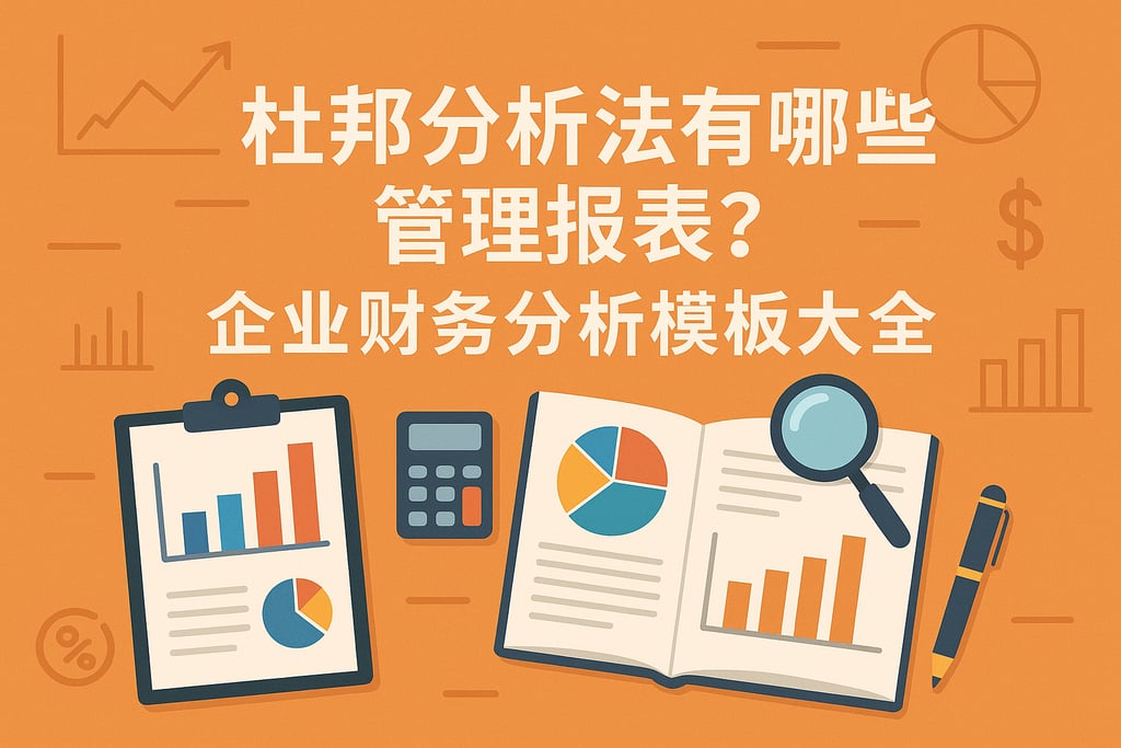 杜邦分析法有哪些管理报表？企业财务分析模板大全
