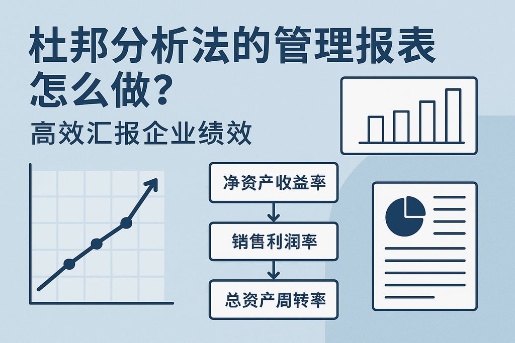 杜邦分析法的管理报表怎么做？高效汇报企业绩效