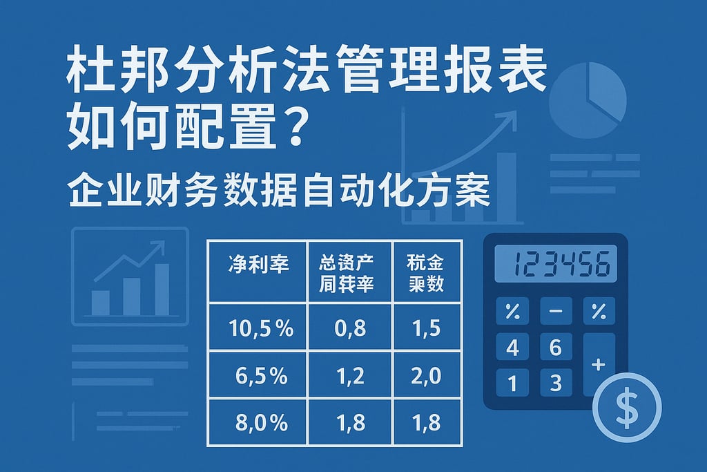 杜邦分析法管理报表如何配置？企业财务数据自动化方案