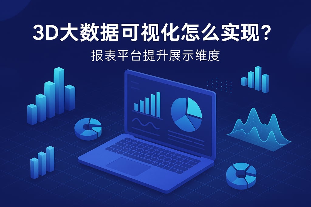 3D大数据可视化怎么实现？报表平台提升展示维度