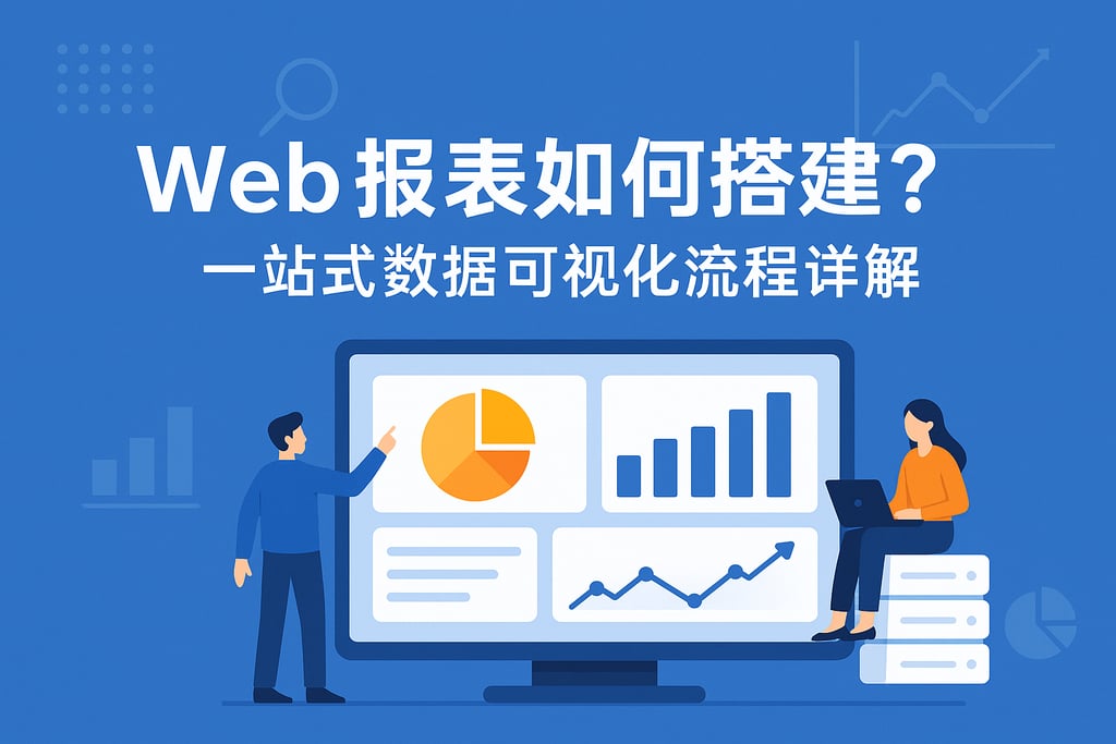 Web报表如何搭建？一站式数据可视化流程详解