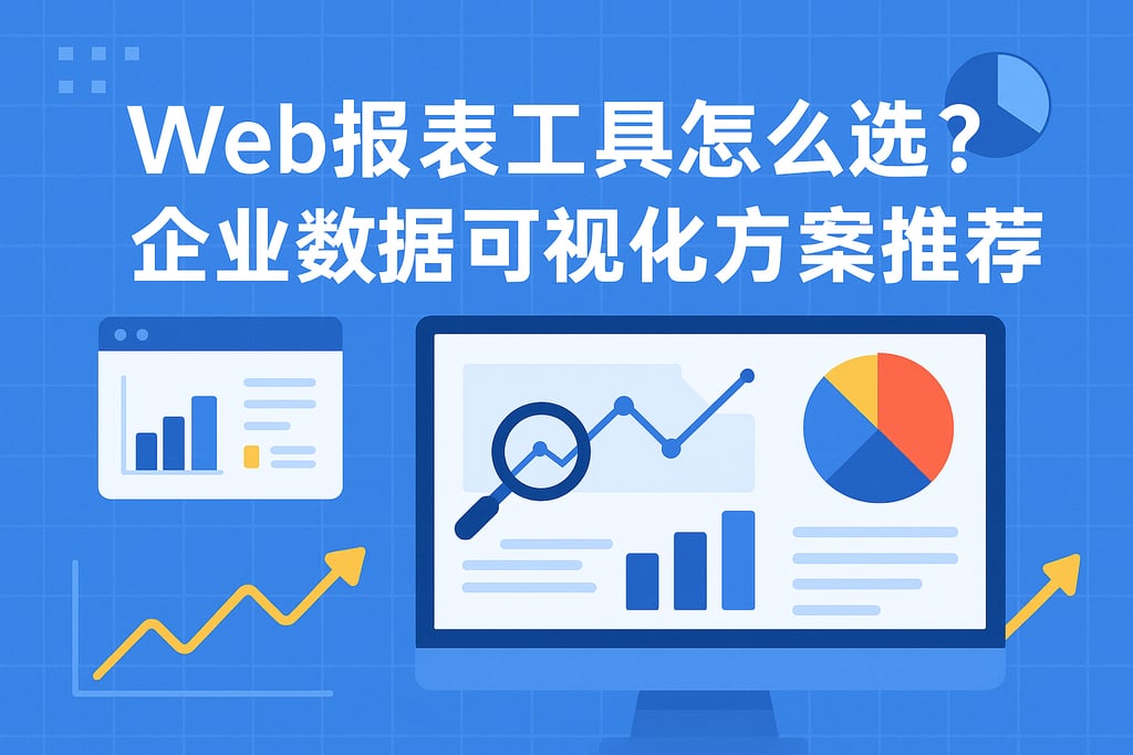 Web报表工具怎么选？企业数据可视化方案推荐