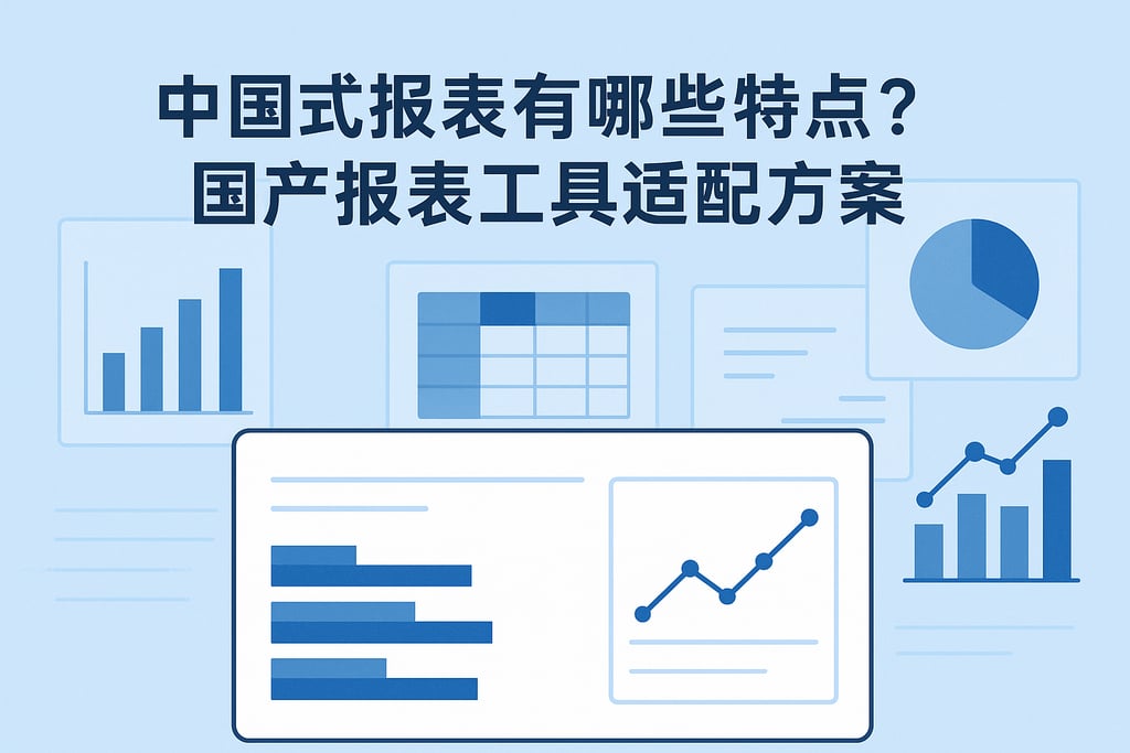 中国式报表有哪些特点？国产报表工具适配方案