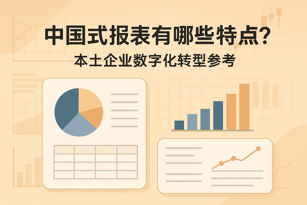 中国式报表有哪些特点？本土企业数字化转型参考。
