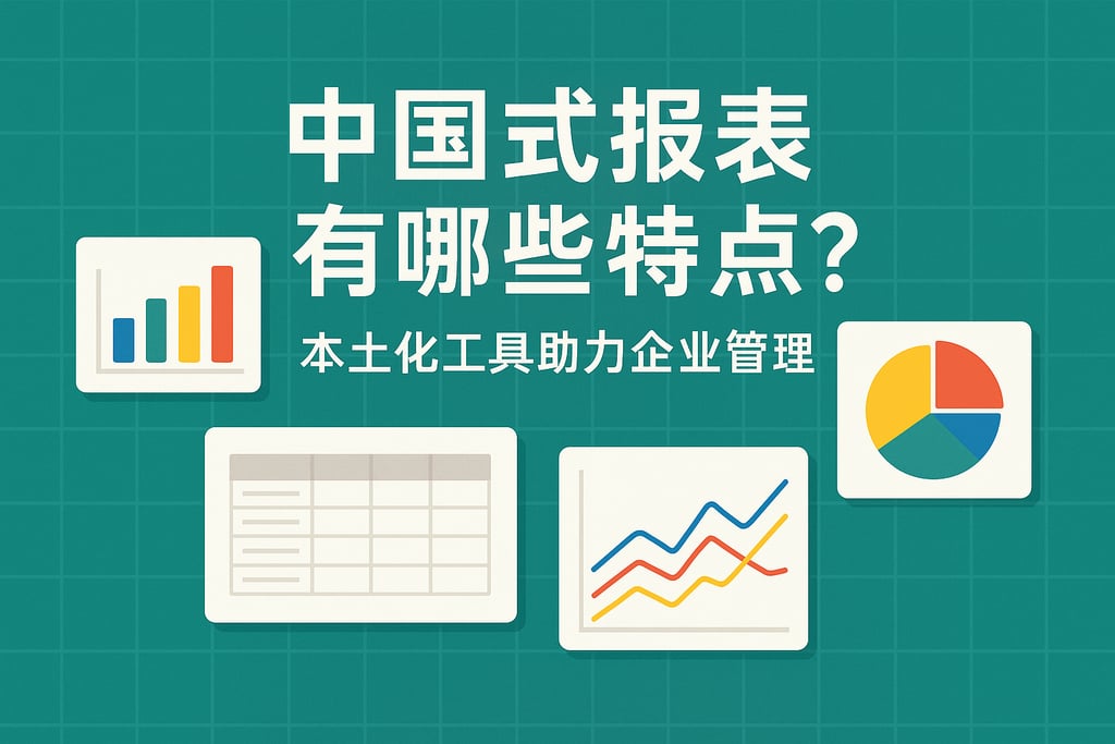 中国式报表有哪些特点？本土化工具助力企业管理