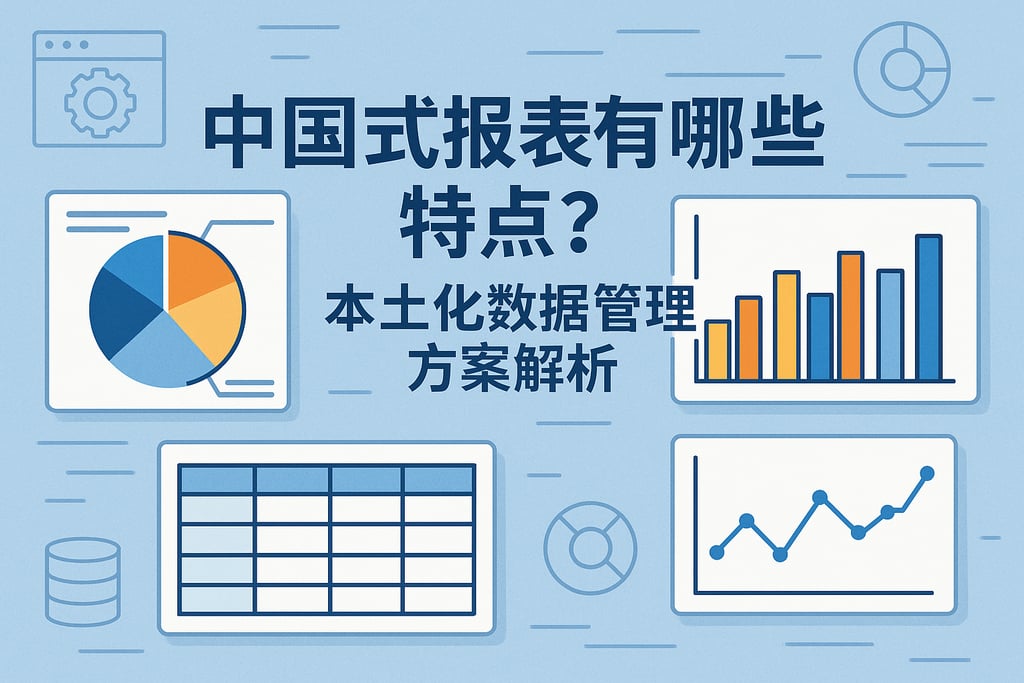 中国式报表有哪些特点？本土化数据管理方案解析