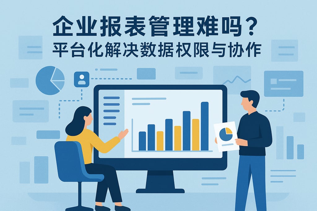 企业报表管理难吗？平台化解决数据权限与协作