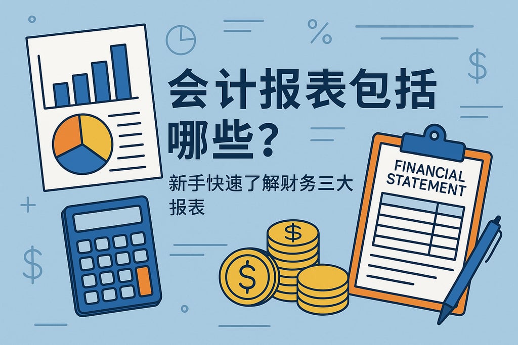会计报表包括哪些？新手快速了解财务三大报表