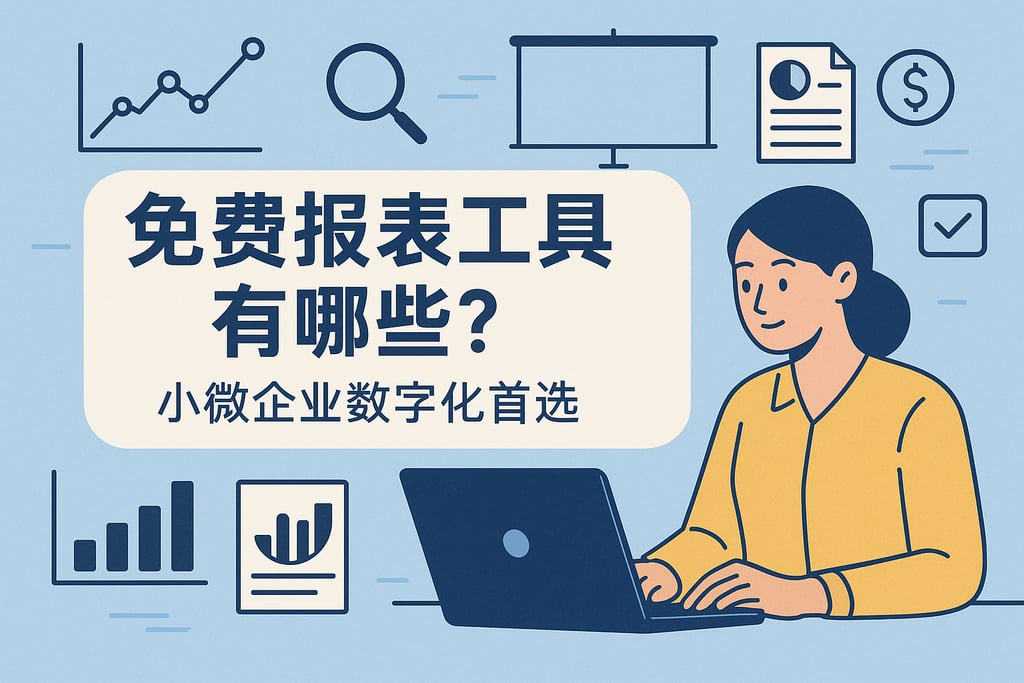 免费报表工具有哪些？小微企业数字化首选