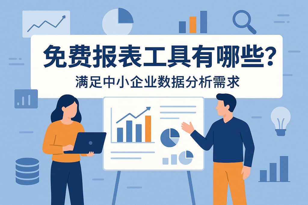 免费报表工具有哪些？满足中小企业数据分析需求