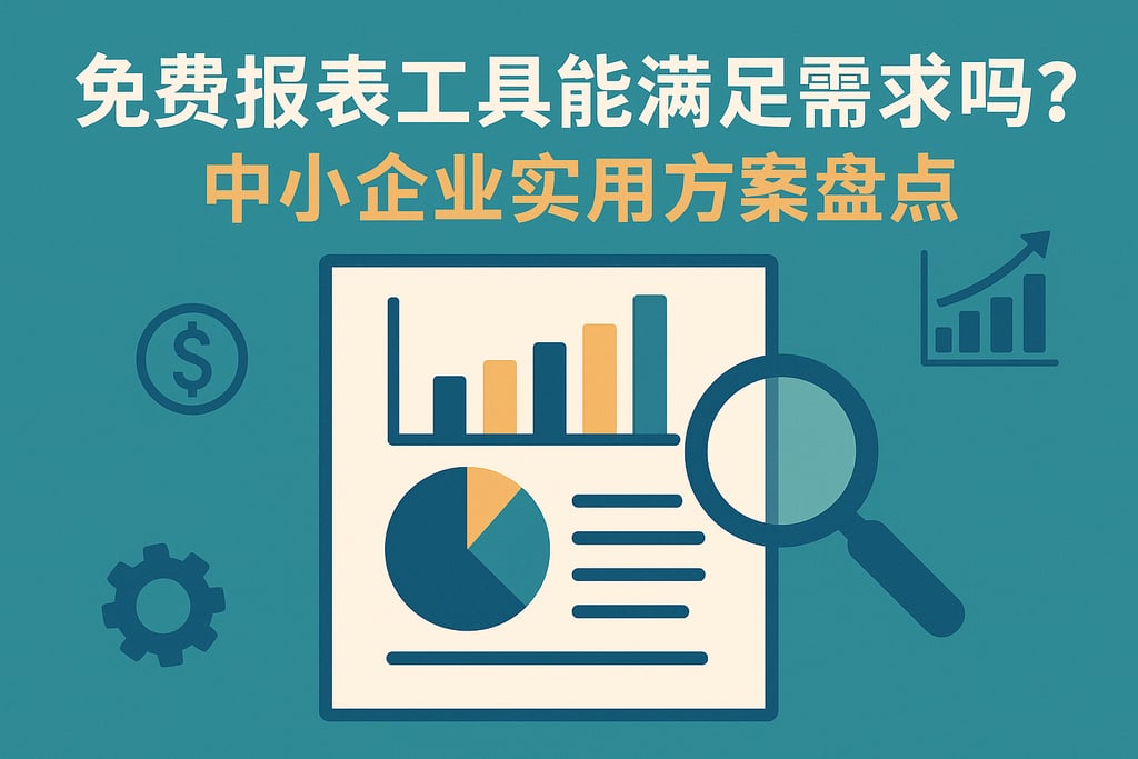 免费报表工具能满足需求吗？中小企业实用方案盘点