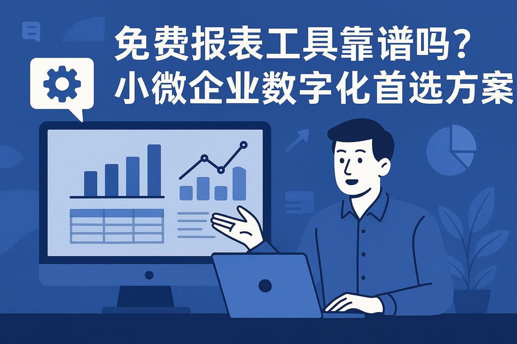 免费报表工具靠谱吗？小微企业数字化首选方案