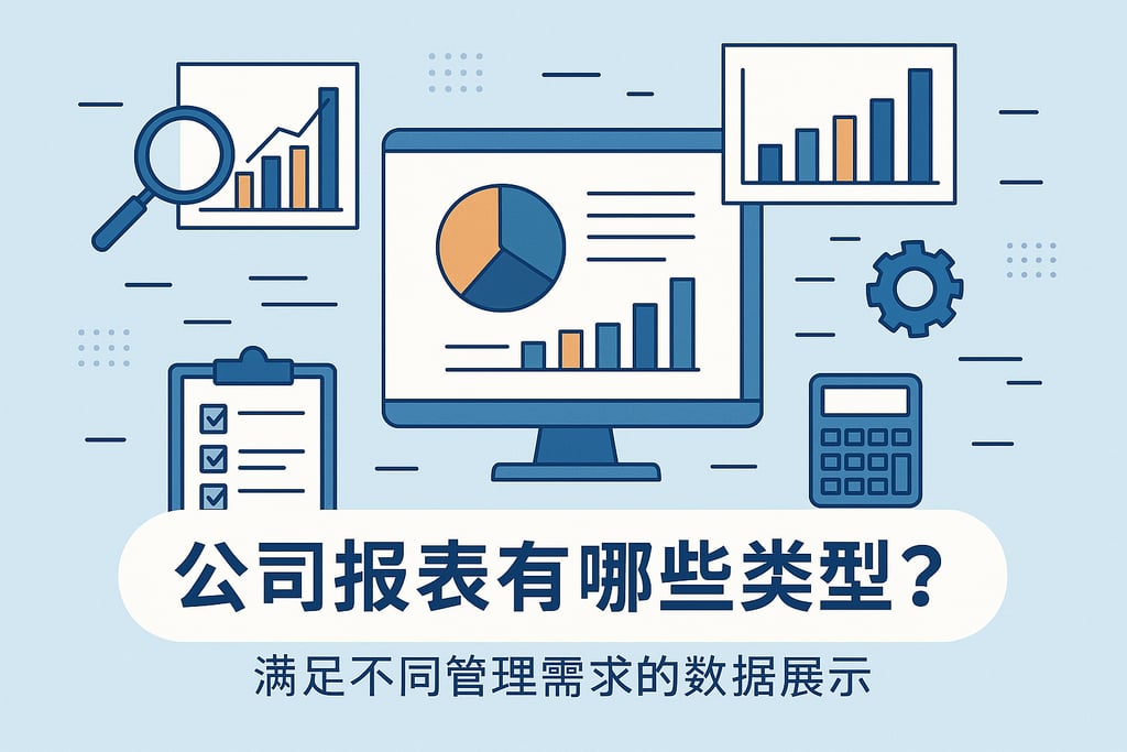 公司报表有哪些类型？满足不同管理需求的数据展示