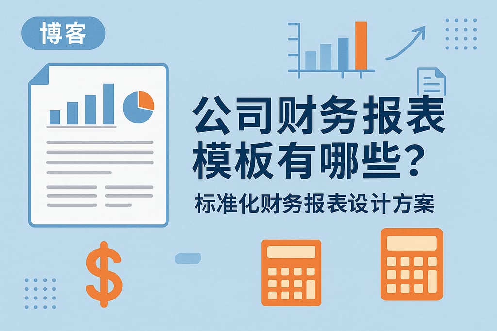 公司财务报表模板有哪些？标准化财务报表设计方案