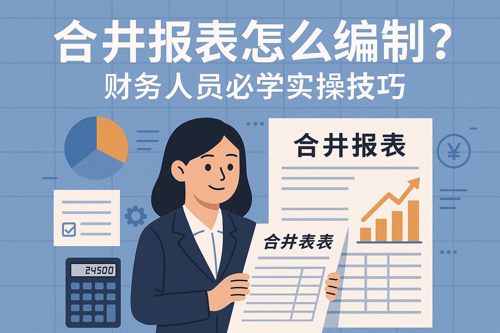 合并报表怎么编制？财务人员必学实操技巧