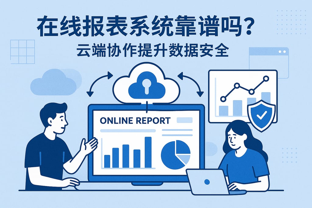 在线报表系统靠谱吗？云端协作提升数据安全