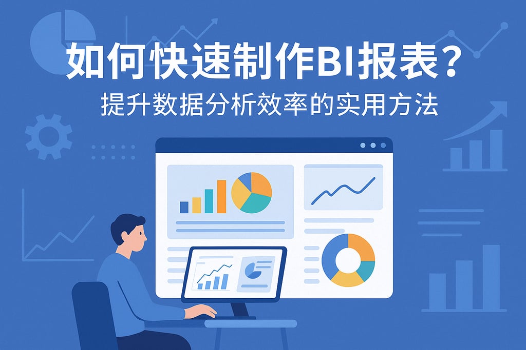 如何快速制作bi报表？提升数据分析效率的实用方法