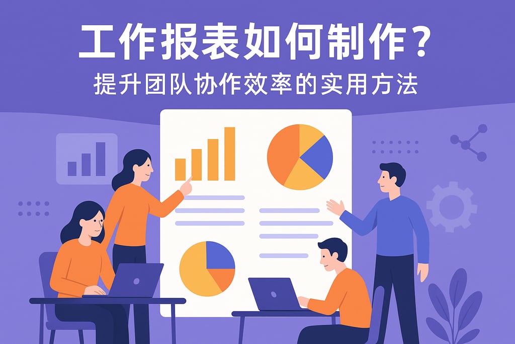 工作报表如何制作？提升团队协作效率的实用方法