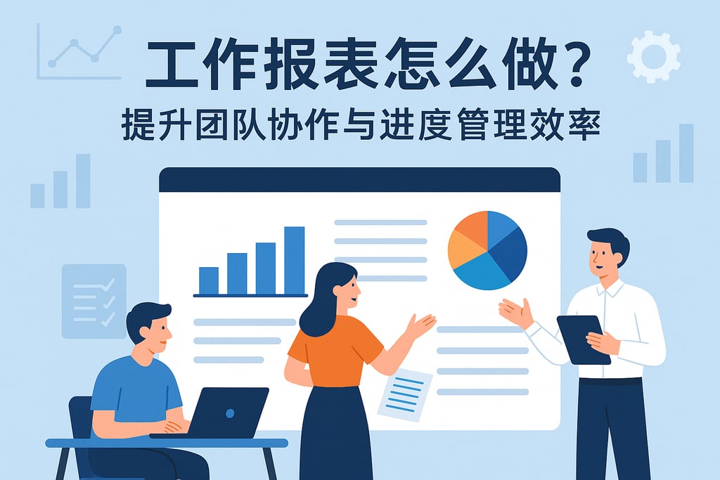 工作报表怎么做？提升团队协作与进度管理效率