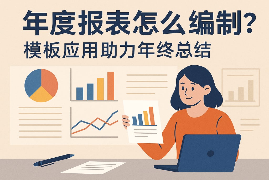 年度报表怎么编制？模板应用助力年终总结