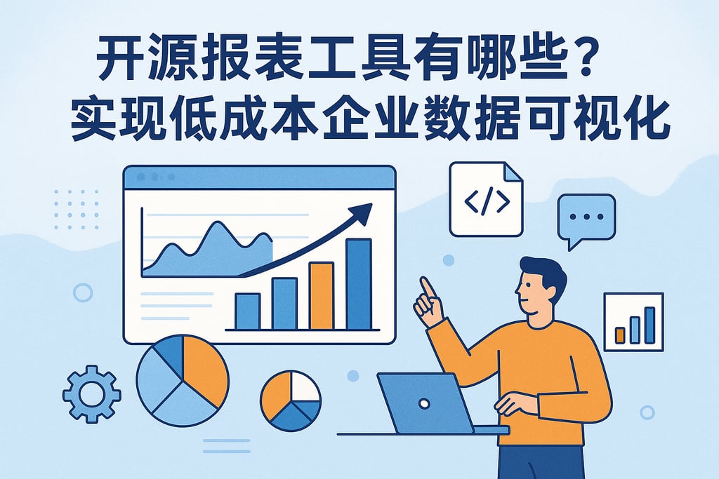 开源报表工具有哪些？实现低成本企业数据可视化
