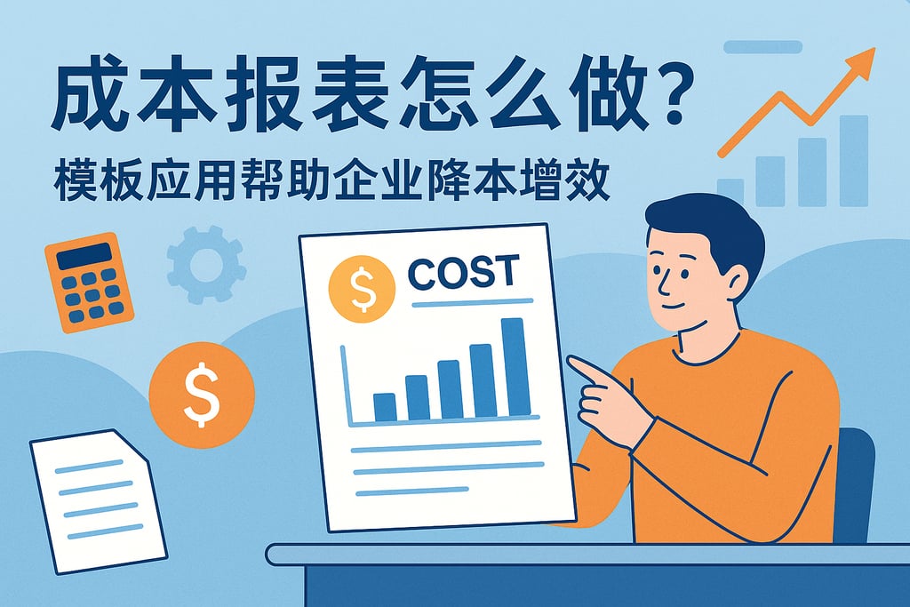 成本报表怎么做？模板应用帮助企业降本增效