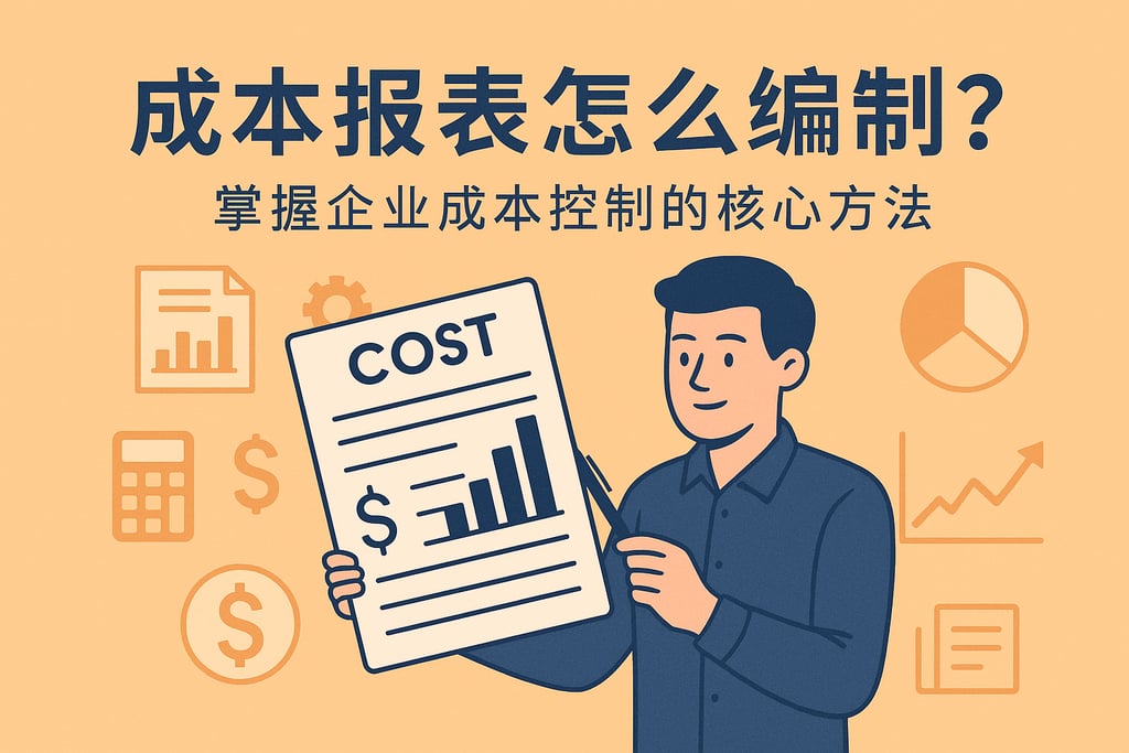 成本报表怎么编制？掌握企业成本控制的核心方法