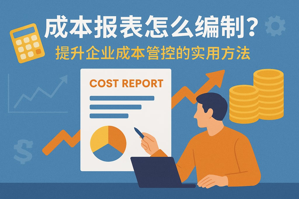 成本报表怎么编制？提升企业成本管控的实用方法