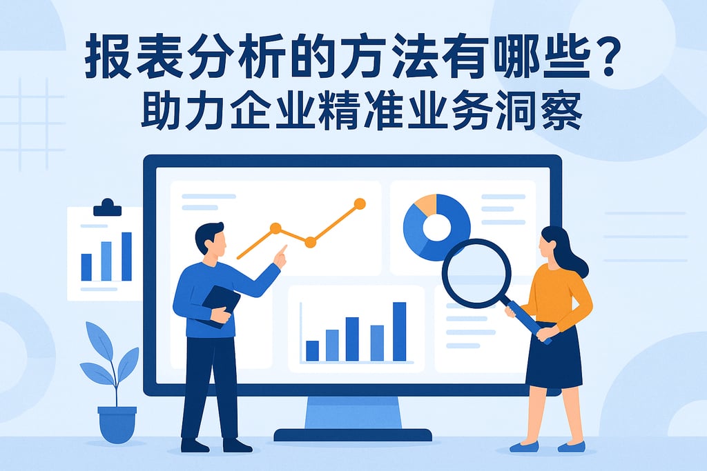 报表分析的方法有哪些？助力企业精准业务洞察