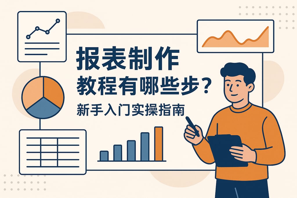 报表制作教程有哪些步骤？新手入门实操指南