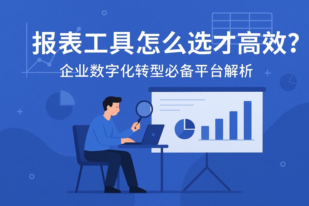 报表工具怎么选才高效？企业数字化转型必备平台解析