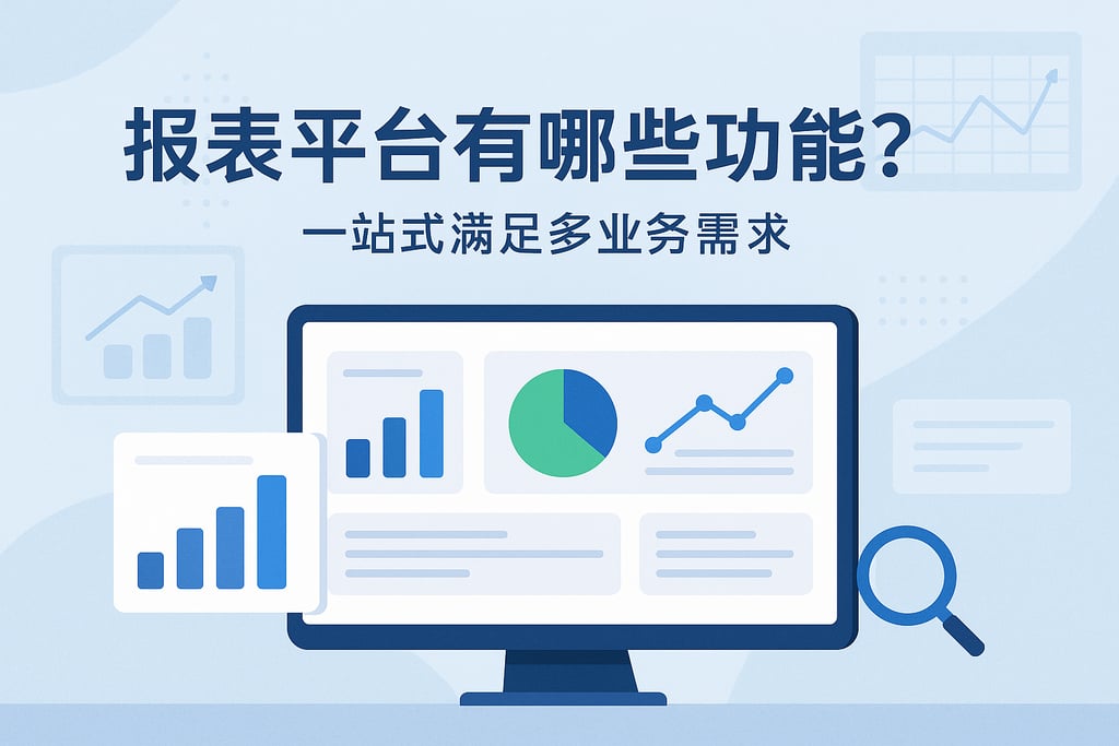 报表平台有哪些功能？一站式满足多业务需求