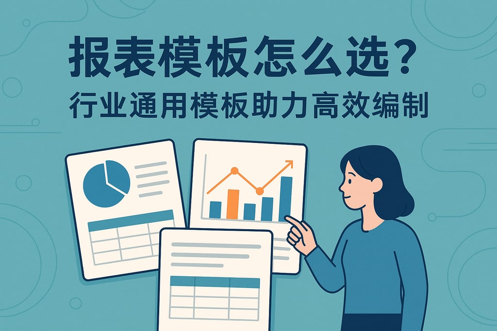 报表模板怎么选？行业通用模板助力高效编制