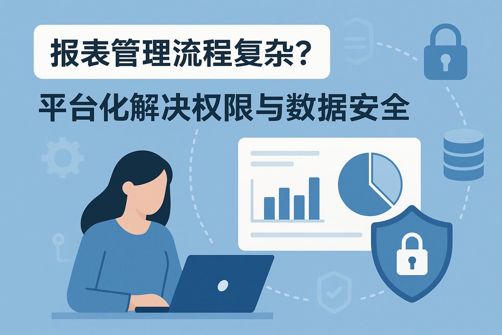 报表管理流程复杂吗？平台化解决权限与数据安全