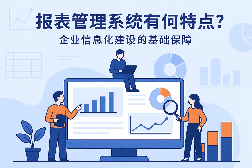 报表管理系统有何特点？企业信息化建设的基础保障