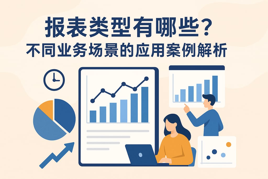 报表类型有哪些？不同业务场景的应用案例解析