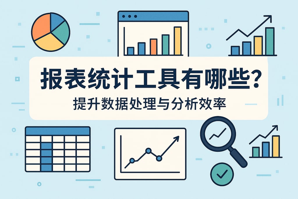 报表统计工具有哪些？提升数据处理与分析效率