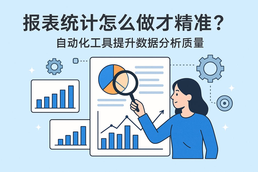 报表统计怎么做才精准？自动化工具提升数据分析质量