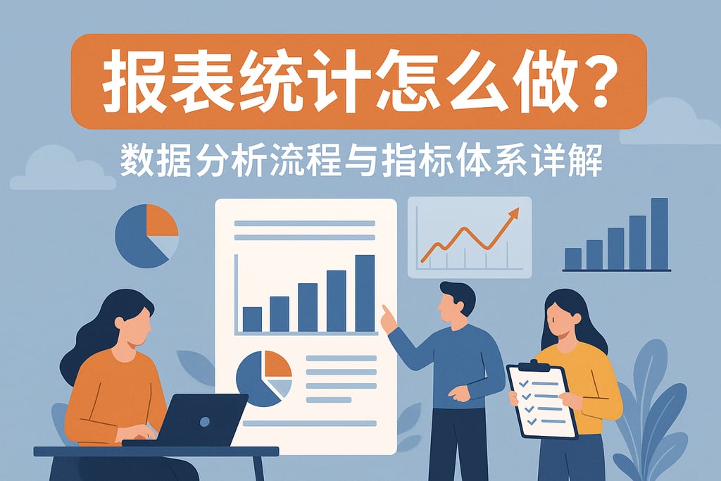 报表统计怎么做？数据分析流程与指标体系详解