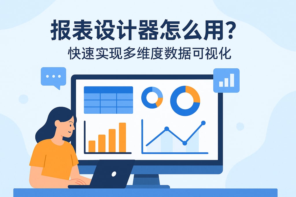 报表设计器怎么用？快速实现多维度数据可视化