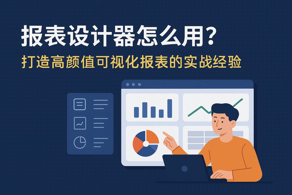 报表设计器怎么用？打造高颜值可视化报表的实战经验