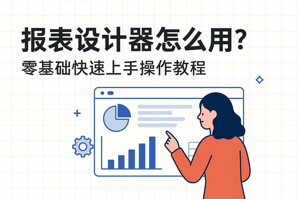 报表设计器怎么用？零基础快速上手操作教程
