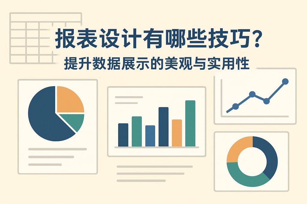 报表设计有哪些技巧？提升数据展示的美观与实用性