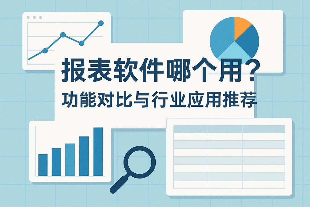 报表软件哪个好用？功能对比与行业应用推荐