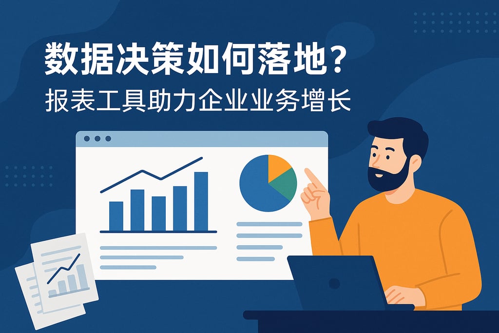 数据决策如何落地？报表工具助力企业业务增长