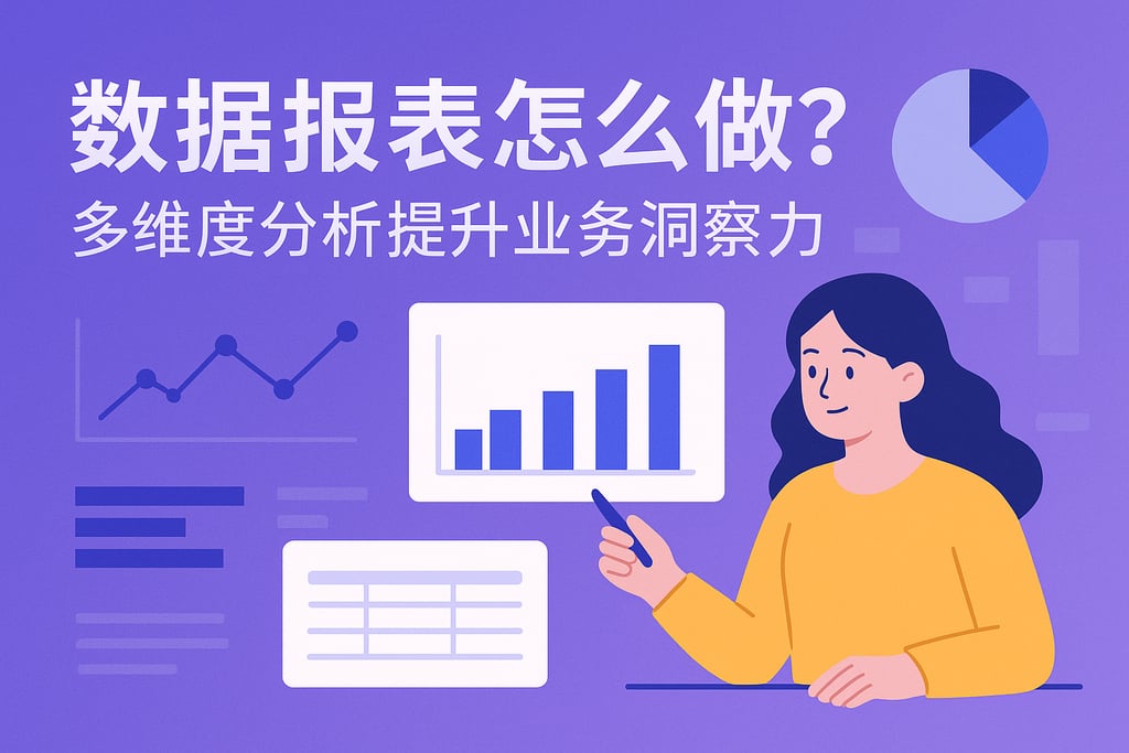 数据报表怎么做？多维度分析提升业务洞察力