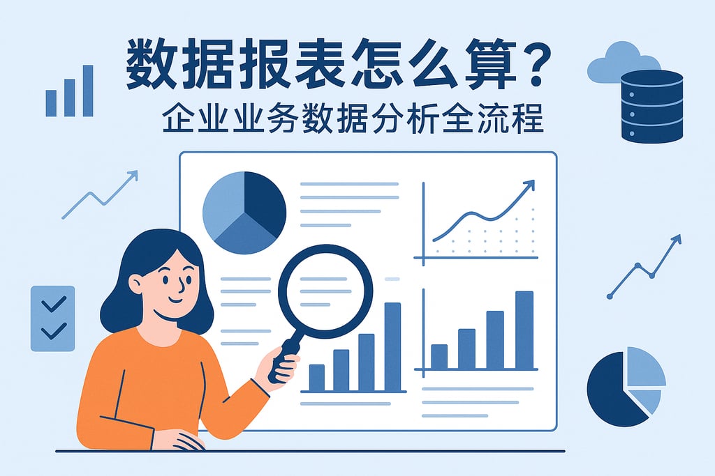 数据报表怎么统计？企业业务数据分析全流程