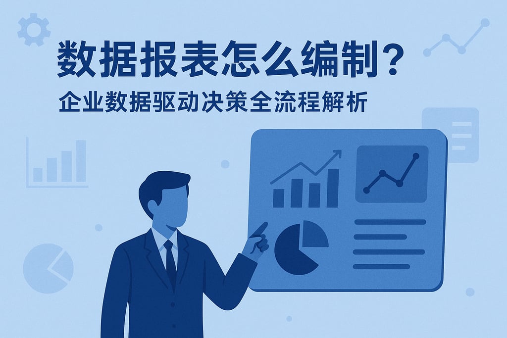 数据报表怎么编制？企业数据驱动决策全流程解析
