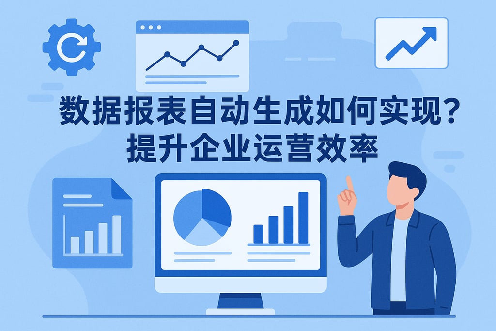 数据报表自动生成如何实现？提升企业运营效率