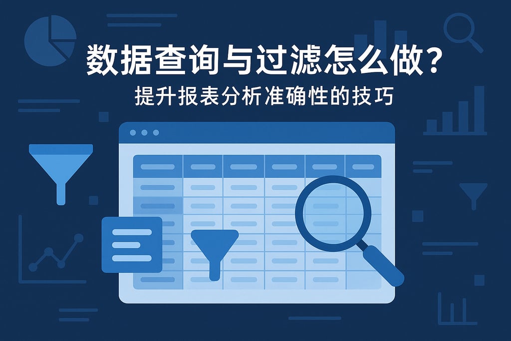 数据查询与过滤怎么做？提升报表分析准确性的技巧